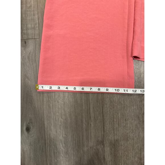 Express Super High Rise Flare Trouser Pink Women's Size 2R - Picture 5 of 11